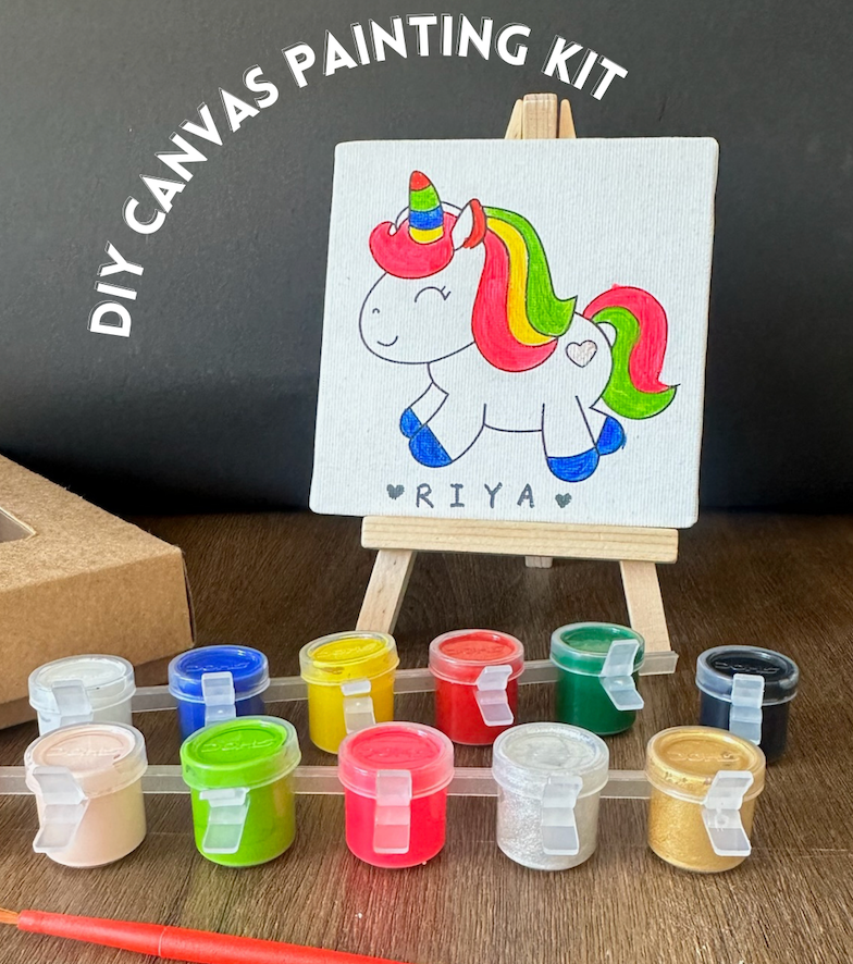DIY Canvas Painting Kit - Kids